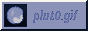 button du site de pluto.gif. Représente la planète Pluton qui tourne sur elle même et le pseudo Pluto.gif qui clignote faiblement
